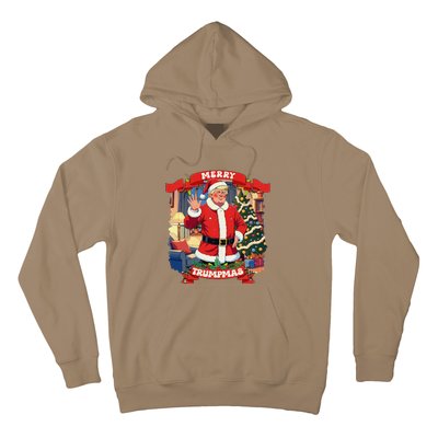 Merry Trumpmas Santa Trumpchristmas Pajamas Funny Hoodie