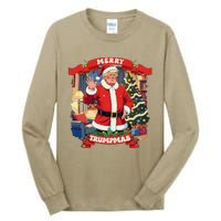 Merry Trumpmas Santa Trumpchristmas Pajamas Funny Tall Long Sleeve T-Shirt