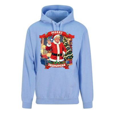 Merry Trumpmas Santa Trumpchristmas Pajamas Funny Unisex Surf Hoodie