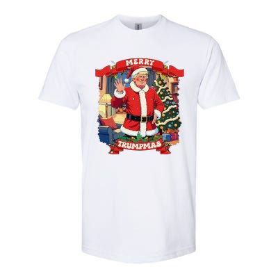 Merry Trumpmas Santa Trumpchristmas Pajamas Funny Softstyle CVC T-Shirt