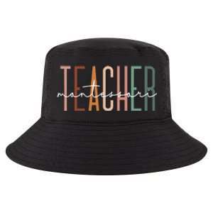 Montessori Teacher Squad School Worker Appreciation Cool Comfort Performance Bucket Hat