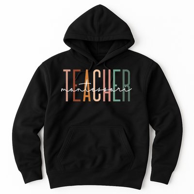 Montessori Teacher Squad School Worker Appreciation Hoodie