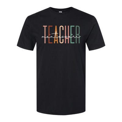 Montessori Teacher Squad School Worker Appreciation Softstyle CVC T-Shirt