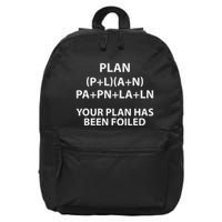 Math Teacher Student Instructor Joke For Mathematician Geek 16 in Basic Backpack