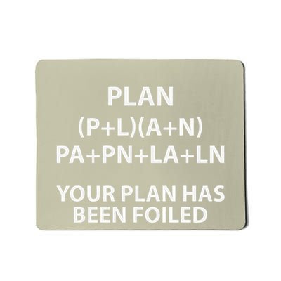 Math Teacher Student Instructor Joke For Mathematician Geek Mousepad