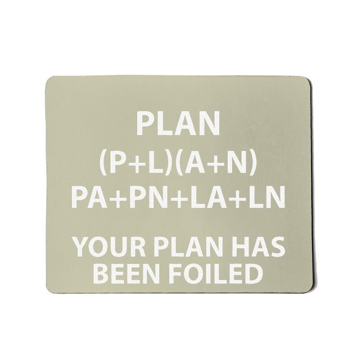 Math Teacher Student Instructor Joke For Mathematician Geek Mousepad