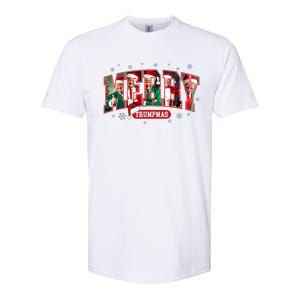 Merry Trumpmas Santa Trump Christmas Pajamas Funny Softstyle CVC T-Shirt