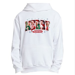 Merry Trumpmas Santa Trump Christmas Pajamas Funny Urban Pullover Hoodie