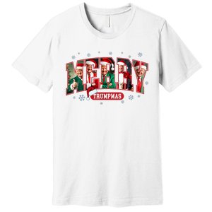 Merry Trumpmas Santa Trump Christmas Pajamas Funny Premium T-Shirt