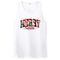 Merry Trumpmas Santa Trump Christmas Pajamas Funny PosiCharge Competitor Tank