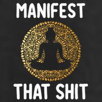 Manifest That Shit Law Of Attraction Funny Spiritual Gift  Adult Drive Performance Visor