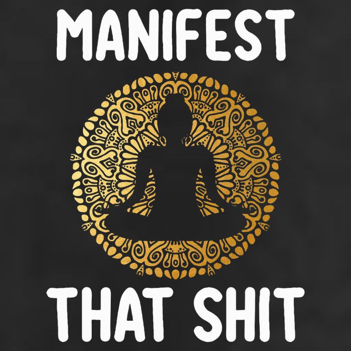 Manifest That Shit Law Of Attraction Funny Spiritual Gift  Adult Drive Performance Visor