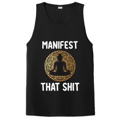 Manifest That Shit Law Of Attraction Funny Spiritual Gift  PosiCharge Competitor Tank