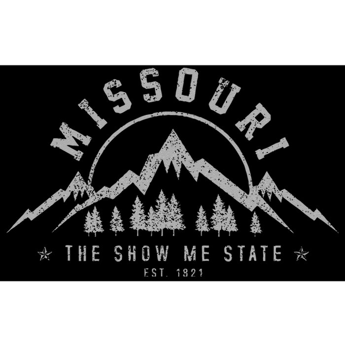 Missouri The Show Me State Est. 1821 Vintage Mountains Gift Bumper Sticker