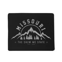 Missouri The Show Me State Est. 1821 Vintage Mountains Gift Mousepad