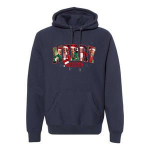 Merry Trumpmas Santa Trump Christmas Pajamas Funny Premium Hoodie