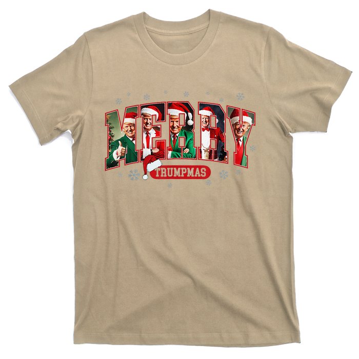 Merry Trumpmas Santa Trump Christmas Pajamas Funny T-Shirt