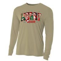 Merry Trumpmas Santa Trump Christmas Pajamas Funny Cooling Performance Long Sleeve Crew