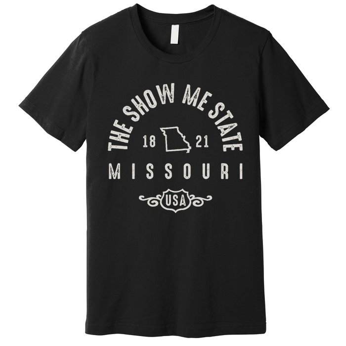 Missouri The Show Me State Vintage Premium T-Shirt