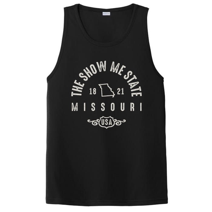 Missouri The Show Me State Vintage PosiCharge Competitor Tank