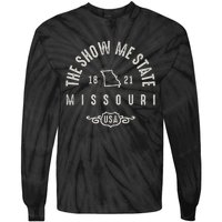 Missouri The Show Me State Vintage Tie-Dye Long Sleeve Shirt