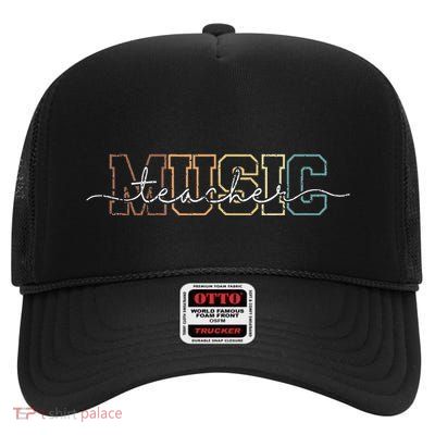 Music Teacher Sound High Crown Mesh Back Trucker Hat