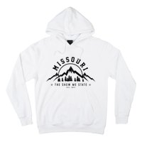 Missouri The Show Me State Est. 1821 Vintage Mountains Gift Hoodie