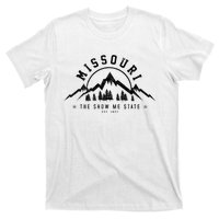 Missouri The Show Me State Est. 1821 Vintage Mountains Gift T-Shirt