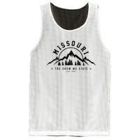 Missouri The Show Me State Est. 1821 Vintage Mountains Gift Mesh Reversible Basketball Jersey Tank