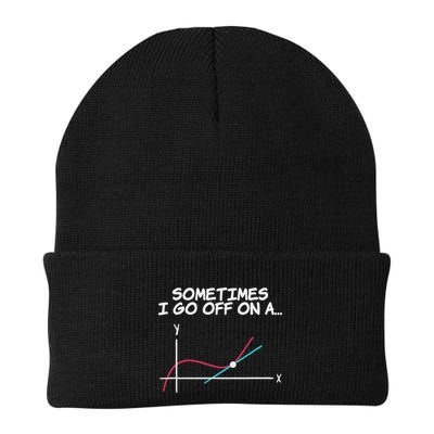 Math Teacher Sometimes I Go Off On A Tangent Beanie