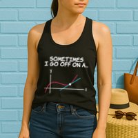 Math Teacher Sometimes I Go Off On A Tangent Womens Tank Top