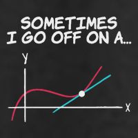 Math Teacher Sometimes I Go Off On A Tangent Golf Towel
