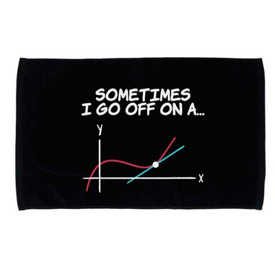 Math Teacher Sometimes I Go Off On A Tangent Microfiber Hand Towel