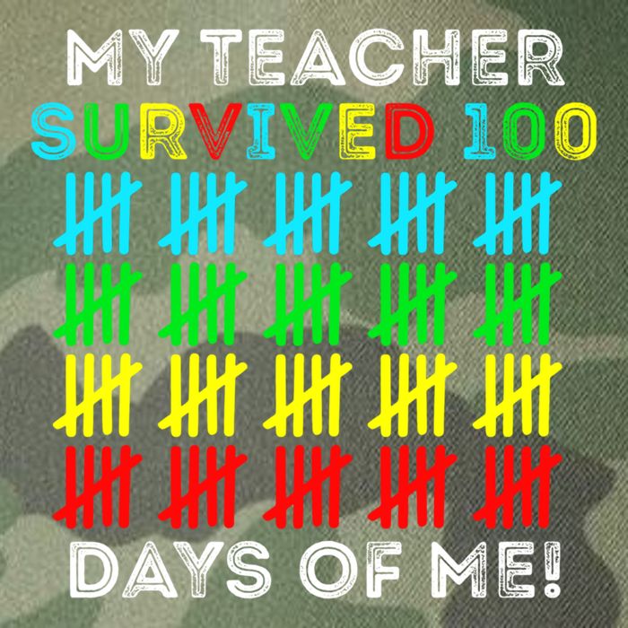 My Teacher Survived 100 Days Of Me 100 Days Of School Gift Legacy Tie Dye Trucker Hat