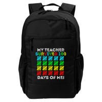 My Teacher Survived 100 Days Of Me 100 Days Of School Gift Backpack