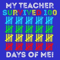 My Teacher Survived 100 Days Of Me 100 Days Of School Gift Sustainable Beanie
