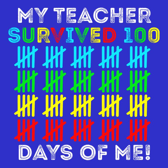 My Teacher Survived 100 Days Of Me 100 Days Of School Gift Sustainable Beanie