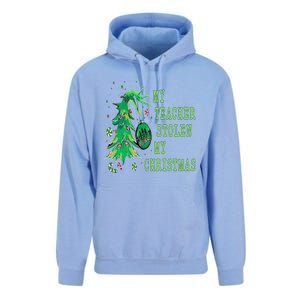 My Teacher Stolen My Christmas Funny For Student Teacher Unisex Surf Hoodie