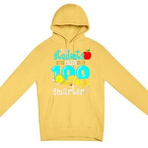 My Teacher Survived 100 Days Of Me Funny Premium Pullover Hoodie