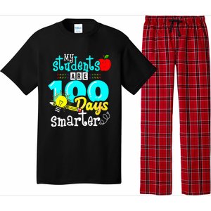 My Teacher Survived 100 Days Of Me Funny Pajama Set