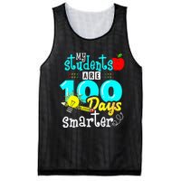 My Teacher Survived 100 Days Of Me Funny Mesh Reversible Basketball Jersey Tank