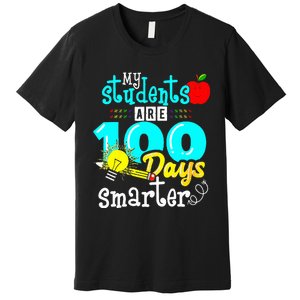 My Teacher Survived 100 Days Of Me Funny Premium T-Shirt