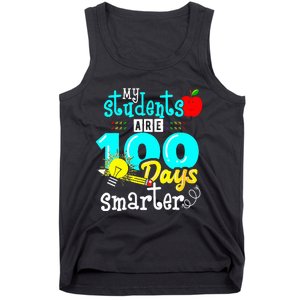 My Teacher Survived 100 Days Of Me Funny Tank Top