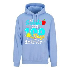 My Teacher Survived 100 Days Of Me Funny Unisex Surf Hoodie