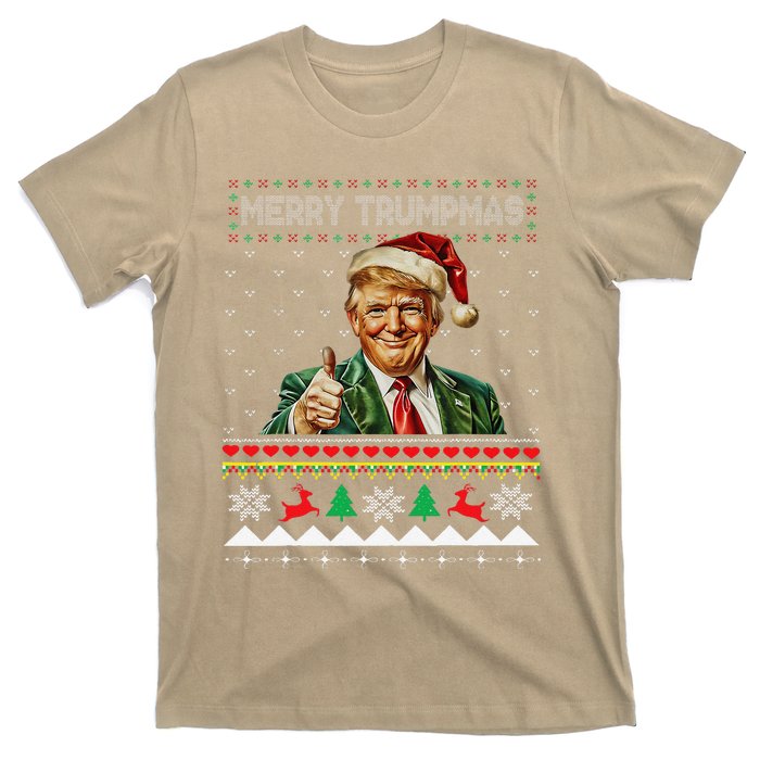 Merry Trumpmas Santa Trumpchristmas Pajamas Funny T-Shirt