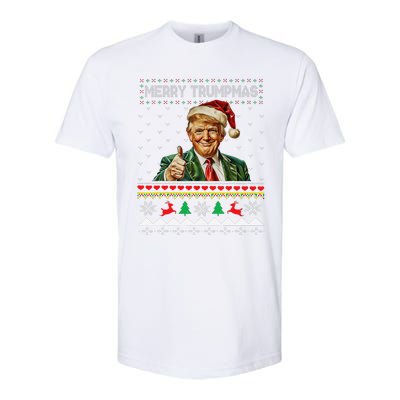 Merry Trumpmas Santa Trumpchristmas Pajamas Funny Softstyle CVC T-Shirt