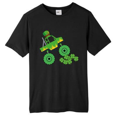 Monster Truck St Patrick Day Funny Gift Tall Fusion ChromaSoft Performance T-Shirt