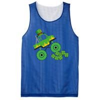 Monster Truck St Patrick Day Funny Gift Mesh Reversible Basketball Jersey Tank