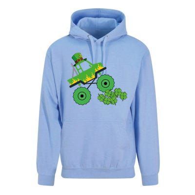 Monster Truck St Patrick Day Funny Gift Unisex Surf Hoodie