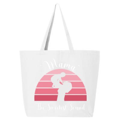 Mama The Sweetest Sound I Love You Mom And Grandmom Gift 25L Jumbo Tote